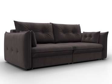 Диван-кровать Лига-100 темно-коричневого цвета