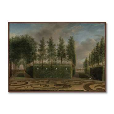 Репродукция картины A Formal Garden, 1766г.