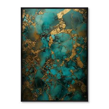 Репродукция картины Malachite melancholy, No 1, 2024г.