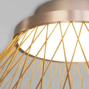 Потолочный светодиодный светильник 40019/1 LED коричневый Cesta