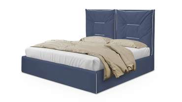 Кровать Миранда 180х200 синего цвета