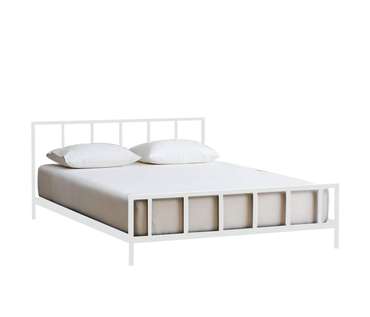 Кровать Денвер 140х200 белого цвета