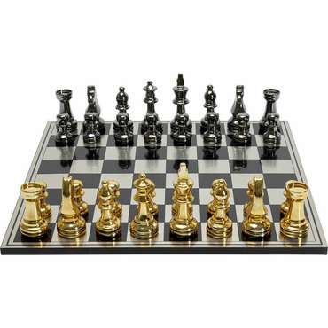 Набор шахматный Chess черно-золотого цвета