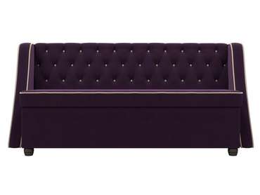 Кухонный прямой диван Лофт фиолетового цвета