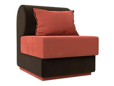 Кресло Кипр кораллово-коричневого цвета