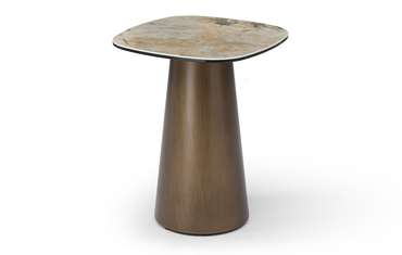 Стол журнальный Melanie 40 коричневого цвета