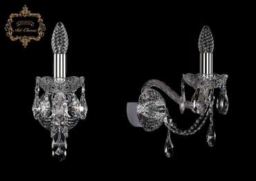 Хрустальное бра Art Classic 44501 10.21.1.165.Cr.Sp подсвечник с подвесками