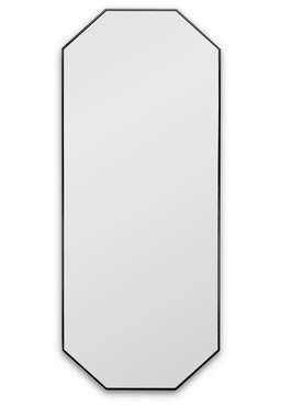 Настенное зеркало Stilig L в раме черного цвета