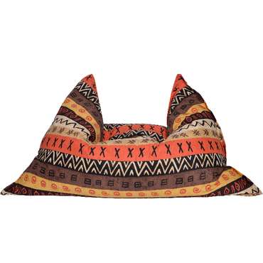 Кресло-подушка Африка коричневого цвета