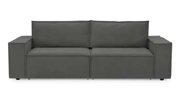Прямой диван-кровать Софт 2 графитового цвета