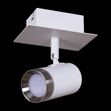 Спот 84281-9.5-001RT LED5W WT+SN (металл, цвет белый)