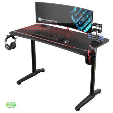 Игровой компьютерный стол M черного цвета
