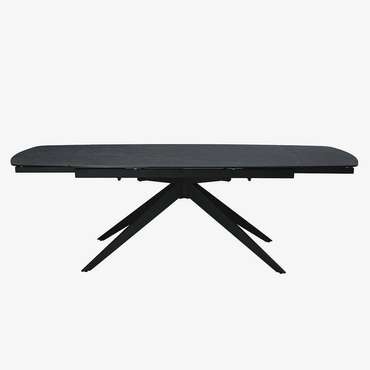Раздвижной обеденный стол Ортлер темно-серого цвета