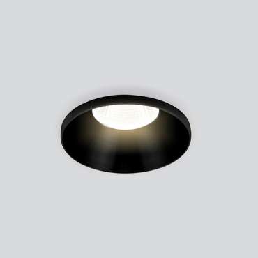 Встраиваемый точечный светодиодный светильник 25026/LED 7W 4200K BK черный Nuta