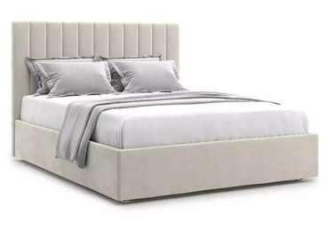 Кровать Premium Mellisa 140х200 бежевого цвета с подъемным механизмом