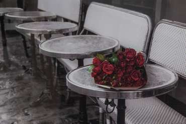 Постер с паспарту в раме "Say It With Flowers"  