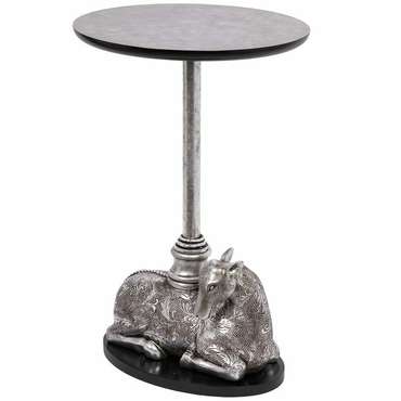Кофейный столик Лань Таори серебряного цвета