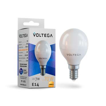 Лампочка Voltega 7242 Globe 7W Simple