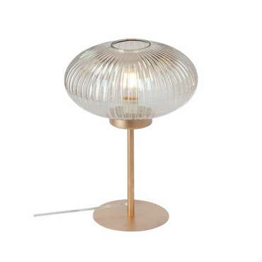 Настольная лампа V2886-8/1L (стекло, цвет светло-коричневый)
