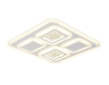 Потолочный светодиодный светильник Ice белого цвета