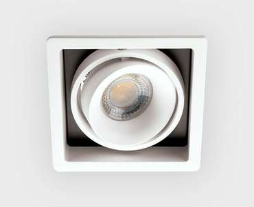 Встраиваемый светильник DE-311 white (металл, цвет белый)