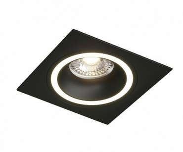 Встраиваемый светильник DK2060 DK2061-BK (металл, цвет черный)