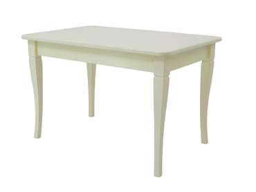 Обеденный раскладной стол Моцарт цвета слоновая кость