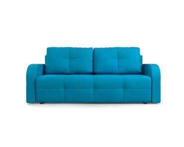 Прямой диван-кровать Марсель 3 светло-синего цвета