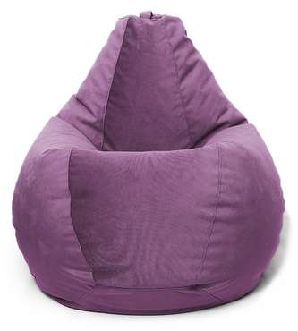 Кресло мешок Груша Maserrati 18 L фиолетового цвета
