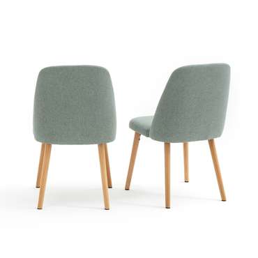 Комплект из двух стульев Jimi зеленого цвета