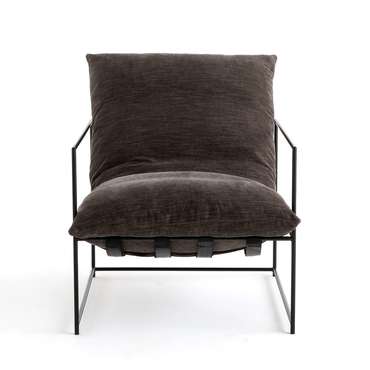 Кресло из металла Sgothan серого цвета