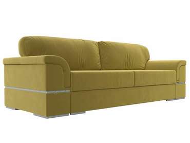 Прямой диван-кровать Порту желтого цвета