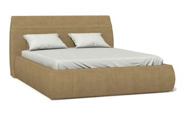 Кровать мягкая Анри 160х200 бежевого цвета