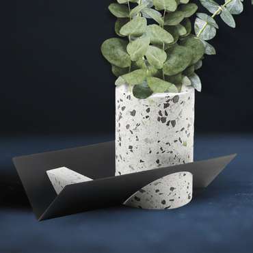 Ваза Stone Vase белого цвета