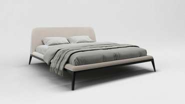 Кровать Prestige Plus 180х200 бежевого цвета без подъемного механиизма 