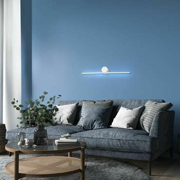 Настенный светильник Line 10291/1LED Silver (силикон, цвет белый)