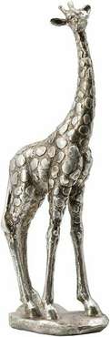 Фигурка Жираф серебряного цвета