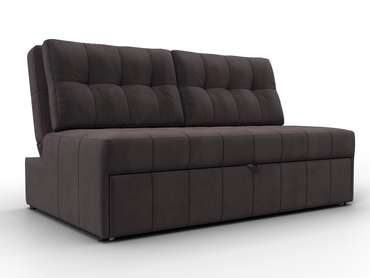 Диван-кровать Лига-107 S коричневого цвета