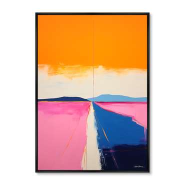 Репродукция картины Landscape Collection, Lines of roads, No 2, 2024г.
