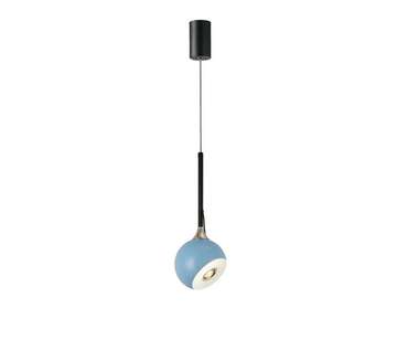 Подвес Тимо голубой d12 h200 Led 8W (4000K) с лифтом