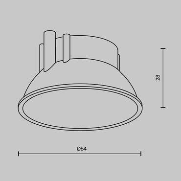 Аксессуар Technical Ring8-10W-RD-BS  Downlight