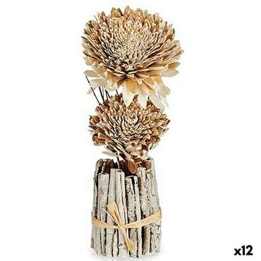 Декоративный цветок Натуральный 13 x 37 x 14 cm (12 штук)