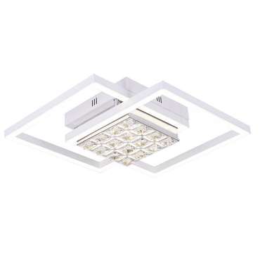 Потолочный светодиодный светильник Modern Acrylic серо-белого цвета