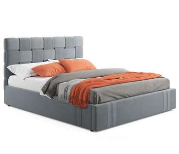 Кровать Tiffany 160х200 серого цвета
