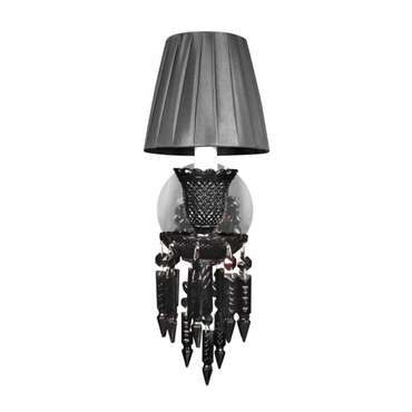 Бра Zenith 10210/1W Black (ткань, цвет черный)