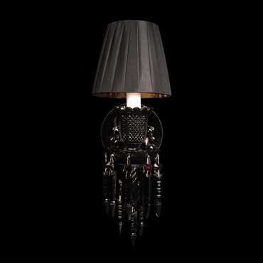 Бра Zenith 10210/1W Black (ткань, цвет черный)