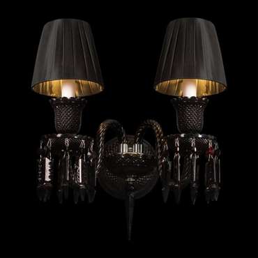 Бра Zenith 10210/2W Black (ткань, цвет черный)