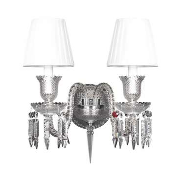 Бра Zenith 10210/2W White (ткань, цвет белый)