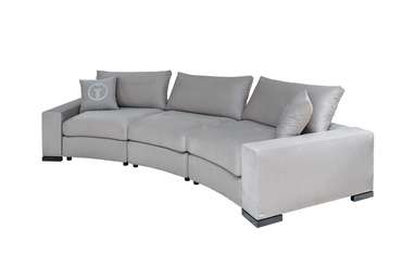 Модульный диван Manchester серого цвета