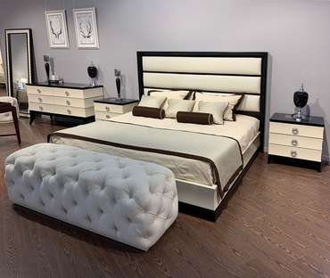 Кровать с решеткой Prato в стиле Ар-деко 180х200